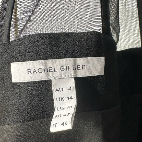 Rachel Gilbert Stephanie Hartley Embellished Corset Gown Black Size 10 US - Picture 7 of 16